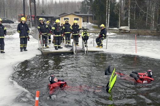 Pintapelastusta harjoiteltiin Vehkajärvellä